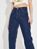 Women’s High Waist Wide Leg Jeans | Sky Denim Baggy Loose Fit Full Length Jeans for Women &amp; Girls | Casual Everyday Wear