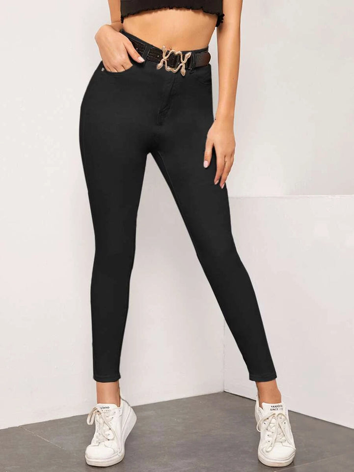 Women's Skinny Fit Jeans (High Rise | Ankle Length | Stretchable Fabric) (Available in Plus Sizes)