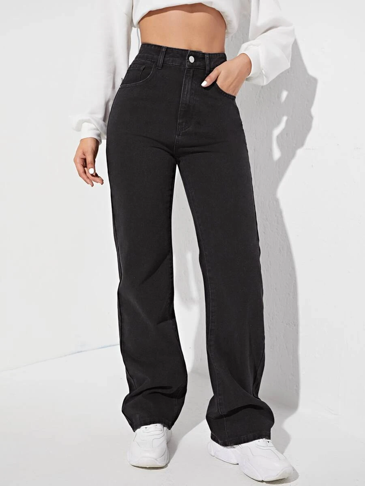 Women’s Baggy Jeans for Girls, High Waist Wide Leg Loose Fit Denim Jeans
