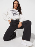 Women’s Baggy Jeans for Girls, High Waist Wide Leg Loose Fit Denim Jeans