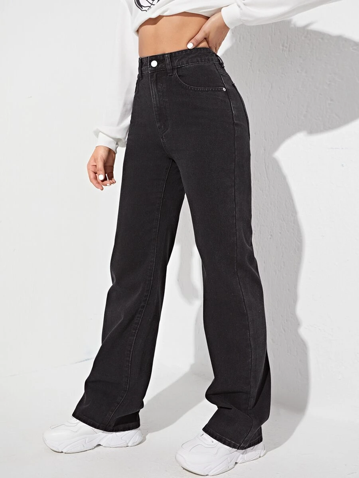 Women’s Baggy Jeans for Girls, High Waist Wide Leg Loose Fit Denim Jeans