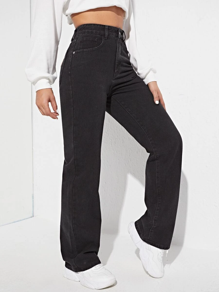 Women’s Baggy Jeans for Girls, High Waist Wide Leg Loose Fit Denim Jeans