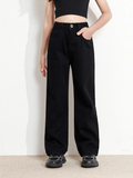 Women’s Baggy Jeans for Girls, High Waist Wide Leg Loose Fit Denim Jeans