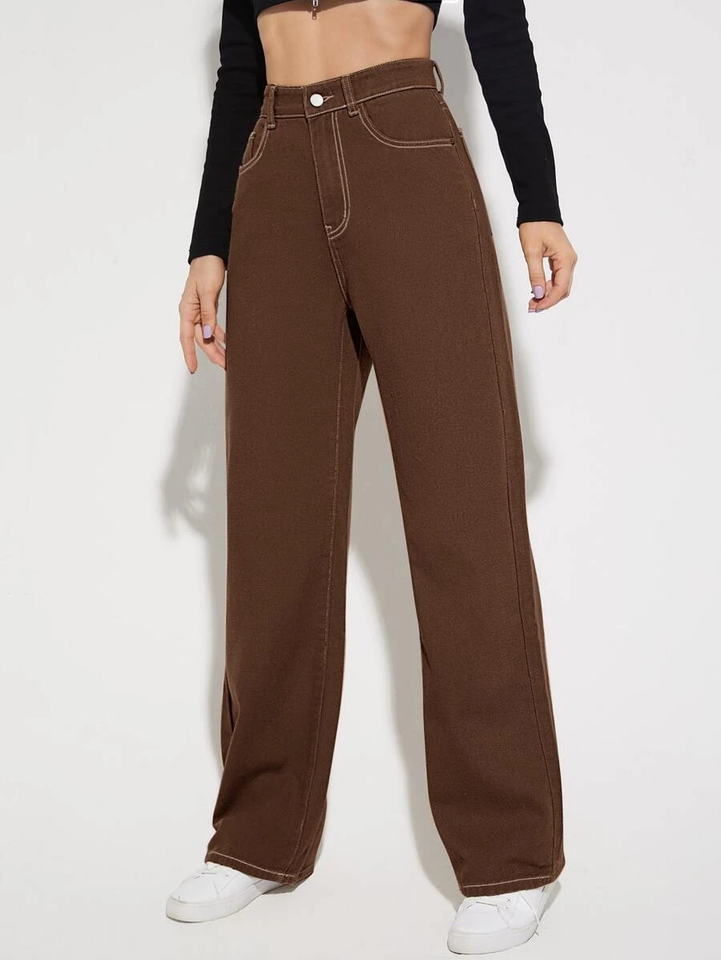 HIGH Buy Modern Mix & Match Denim Collection: High-Waist to Baggy Fit Jeans for Every Woman - Discover Your Perfect Style