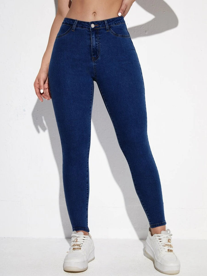 Women's Skinny Fit Jeans (High Rise | Ankle Length | Stretchable Fabric) (Available in Plus Sizes)