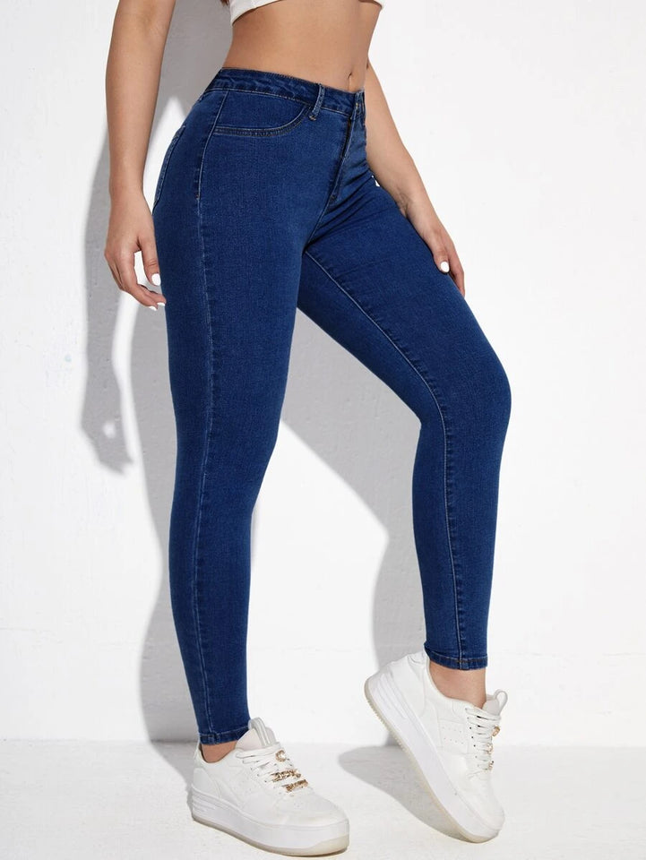 Women's Skinny Fit Jeans (High Rise | Ankle Length | Stretchable Fabric) (Available in Plus Sizes)