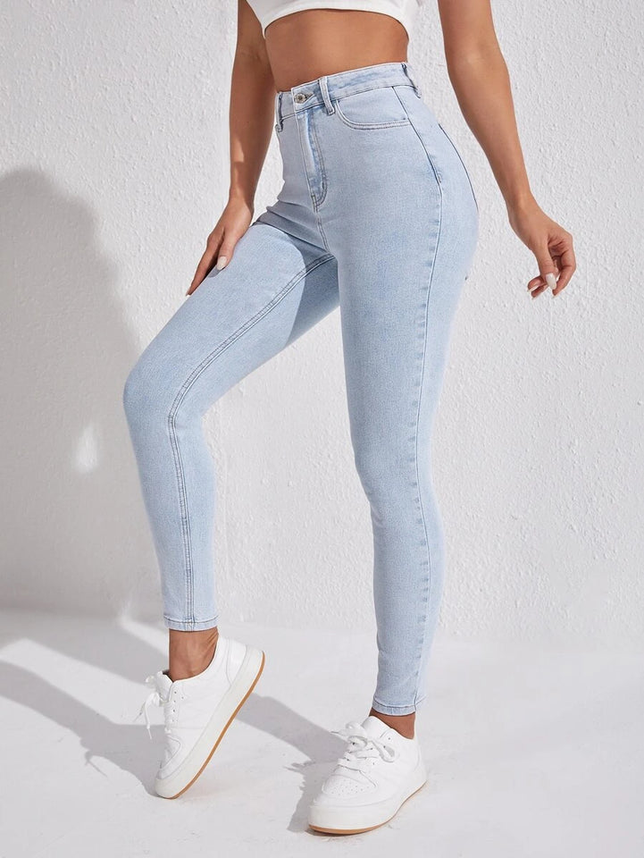 Women's Skinny Fit Jeans (High Rise | Ankle Length | Stretchable Fabric) (Available in Plus Sizes)