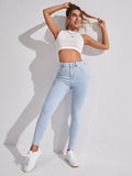 Women's Skinny Fit Jeans (High Rise | Ankle Length | Stretchable Fabric) (Available in Plus Sizes)