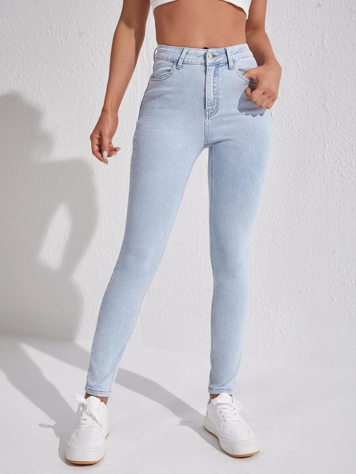 Women's Skinny Fit Jeans (High Rise | Ankle Length | Stretchable Fabric) (Available in Plus Sizes)