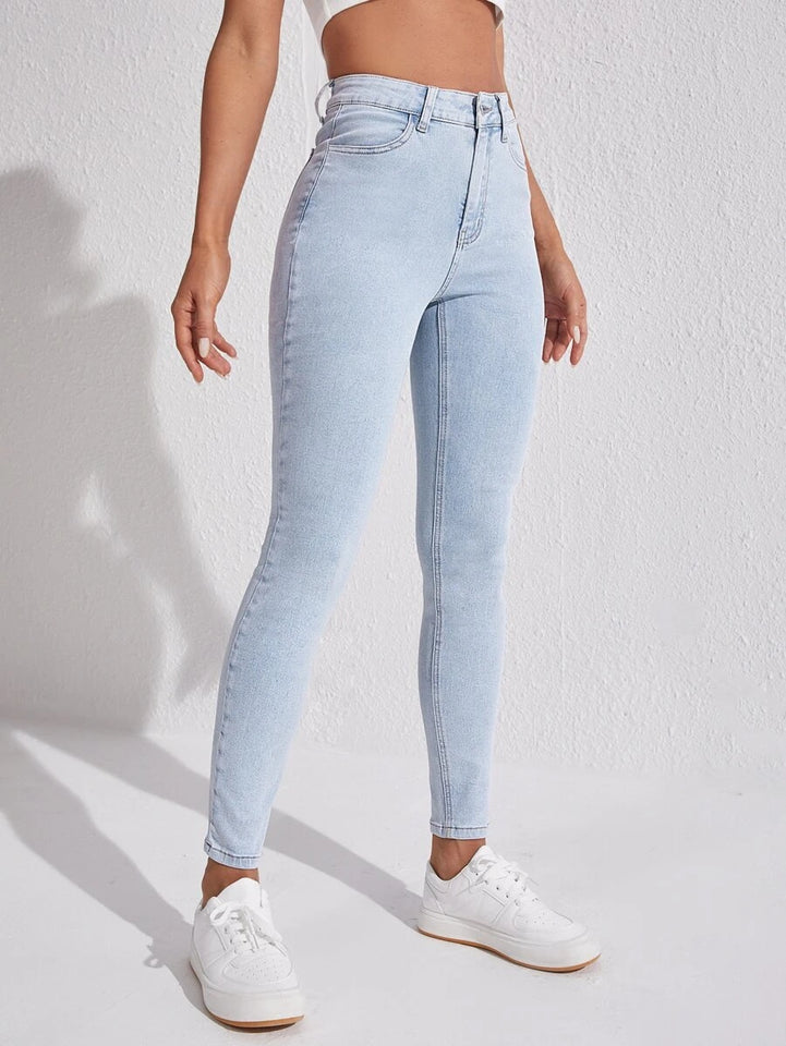 Women's Skinny Fit Jeans (High Rise | Ankle Length | Stretchable Fabric) (Available in Plus Sizes)