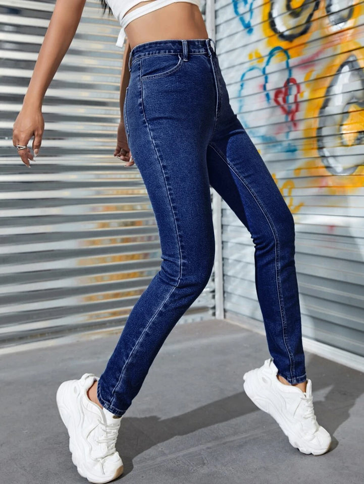 Women's Skinny Fit Jeans (High Rise | Ankle Length | Stretchable Fabric) (Available in Plus Sizes)