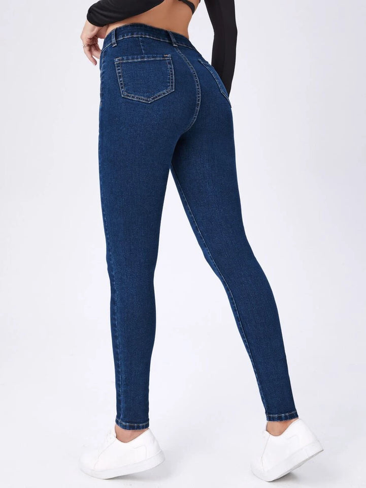 Women's Skinny Fit Jeans (High Rise | Ankle Length | Stretchable Fabric) (Available in Plus Sizes)