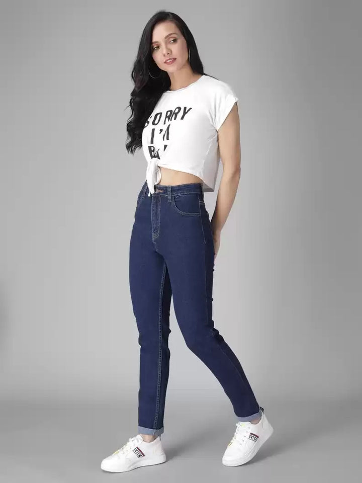 Women's Skinny Fit Jeans (High Rise | Ankle Length | Stretchable Fabric) (Available in Plus Sizes)