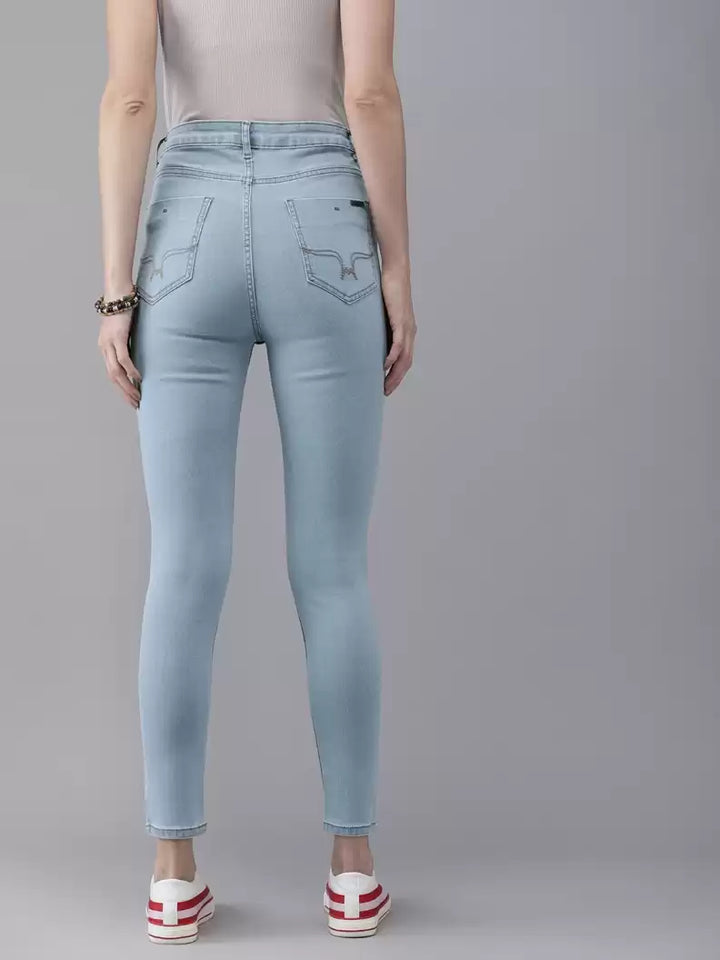 Women's Skinny Fit Jeans (High Rise | Ankle Length | Stretchable Fabric) (Available in Plus Sizes)