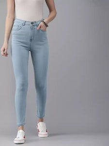 Women's Skinny Fit Jeans (High Rise | Ankle Length | Stretchable Fabric) (Available in Plus Sizes)