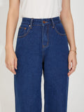Women’s High Waist Wide Leg Jeans | Sky Denim Baggy Loose Fit Full Length Jeans for Women &amp; Girls | Casual Everyday Wear