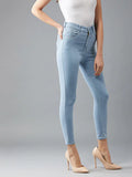 Women's Skinny Fit Jeans (High Rise | Ankle Length | Stretchable Fabric) (Available in Plus Sizes)
