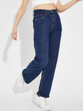 Women’s High Waist Wide Leg Jeans | Sky Denim Baggy Loose Fit Full Length Jeans for Women &amp; Girls | Casual Everyday Wear