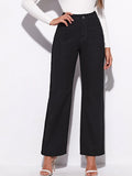 Women’s Baggy Jeans for Girls, High Waist Wide Leg Loose Fit Denim Jeans