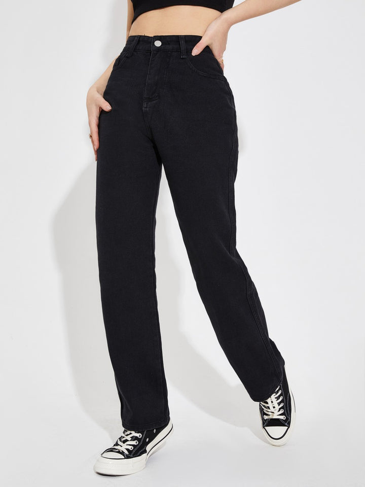 Women’s Baggy Jeans for Girls, High Waist Wide Leg Loose Fit Denim Jeans