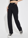 Women’s Baggy Jeans for Girls, High Waist Wide Leg Loose Fit Denim Jeans