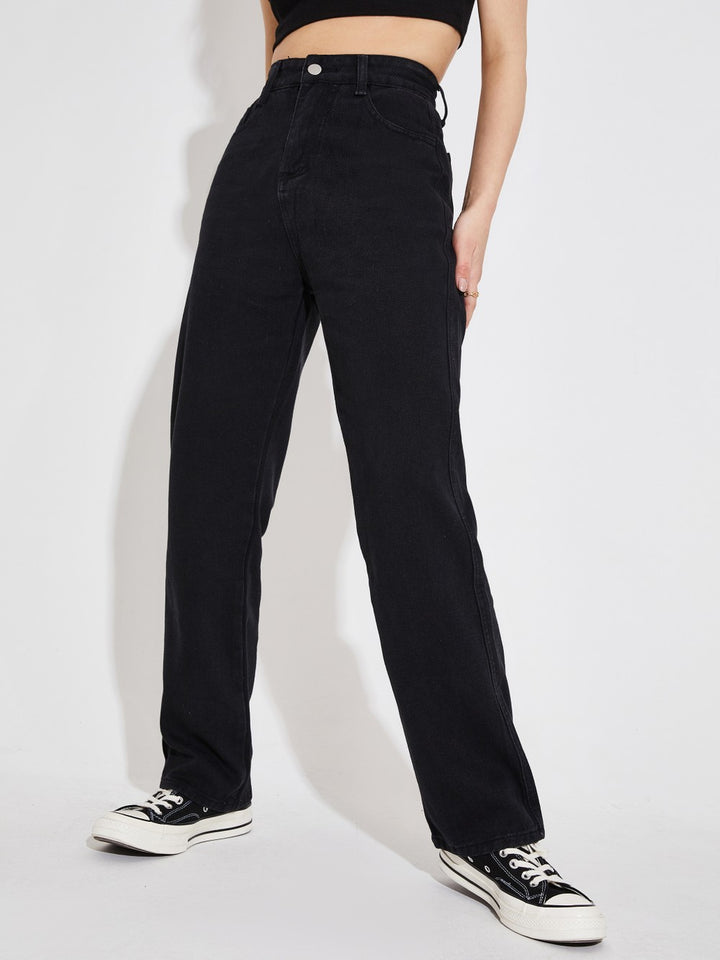 Women’s Baggy Jeans for Girls, High Waist Wide Leg Loose Fit Denim Jeans