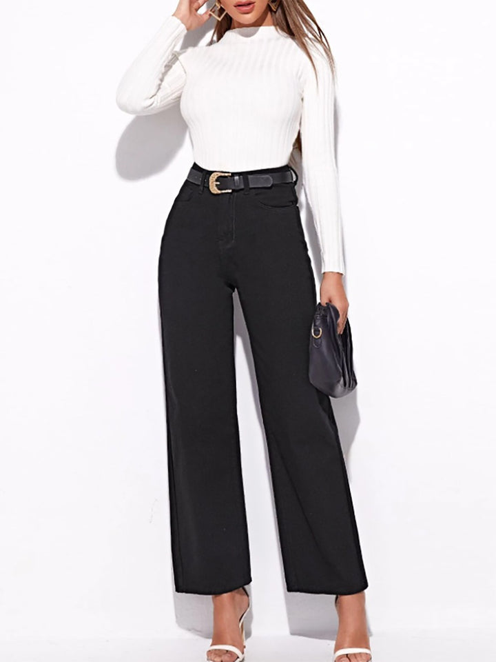 Women’s Baggy Jeans for Girls, High Waist Wide Leg Loose Fit Denim Jeans