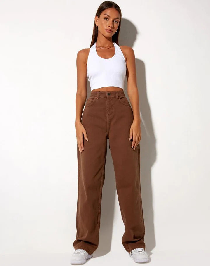 HIGH Buy Modern Mix & Match Denim Collection: High-Waist to Baggy Fit Jeans for Every Woman - Discover Your Perfect Style